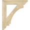 Ekena Millwork Imperial Slat Rough Sawn Bracket, Douglas Fir, 4"W x 24"D x 28"H BKT04X24X28IMP06RDF - alternate 3